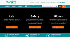 Desktop Screenshot of labsource.com