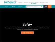 Tablet Screenshot of labsource.com