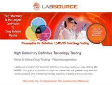 Tablet Screenshot of labsource.net